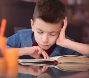 child in school