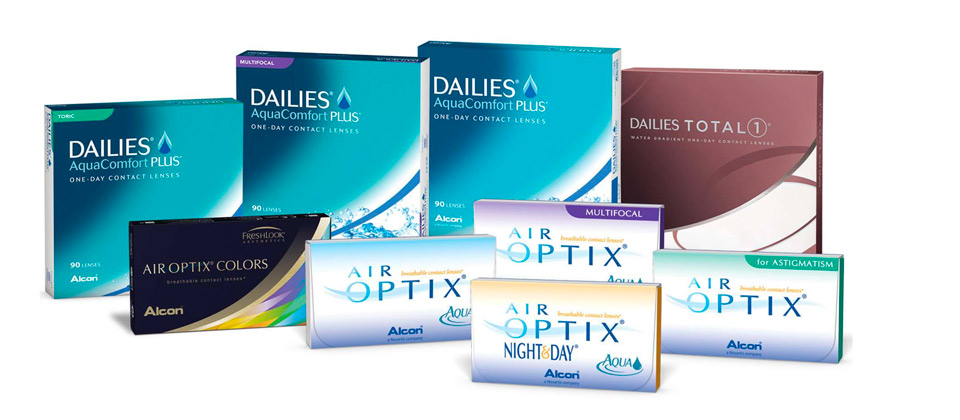 contacts1 several boxes of alcon contacts